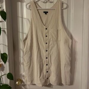 Frank + Oak corduroy pinafore (never worn)